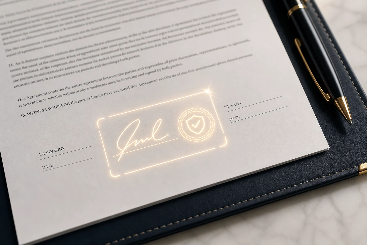 Professional handovers start with clear documentation.