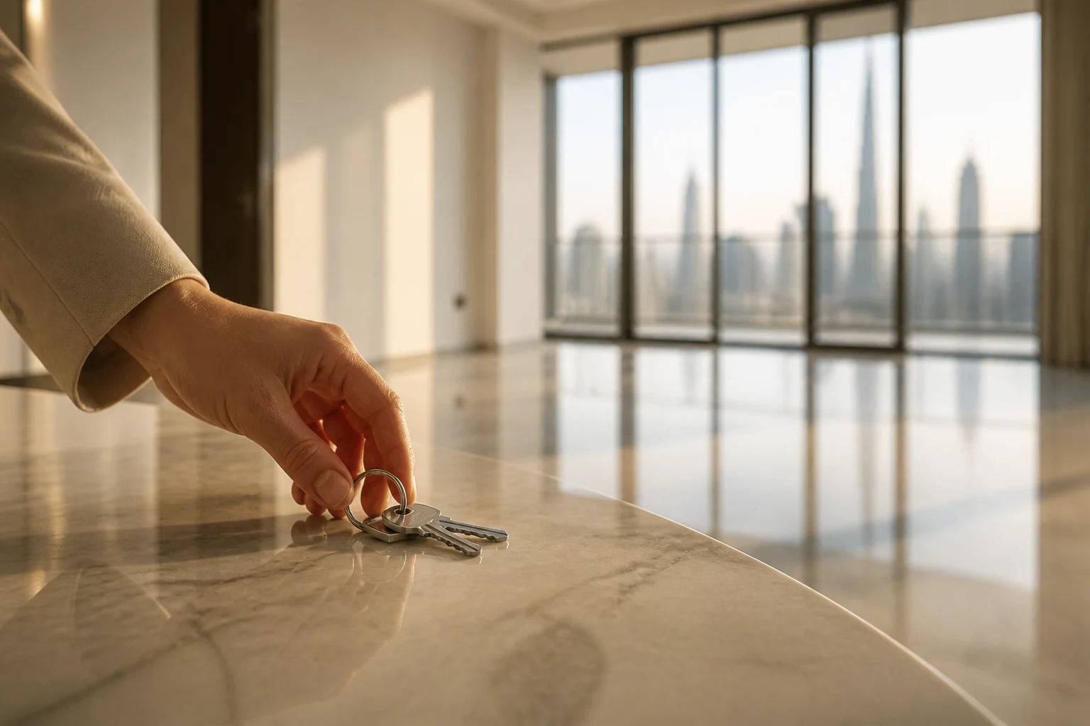 Hand back the keys. Keep the move-out clear.